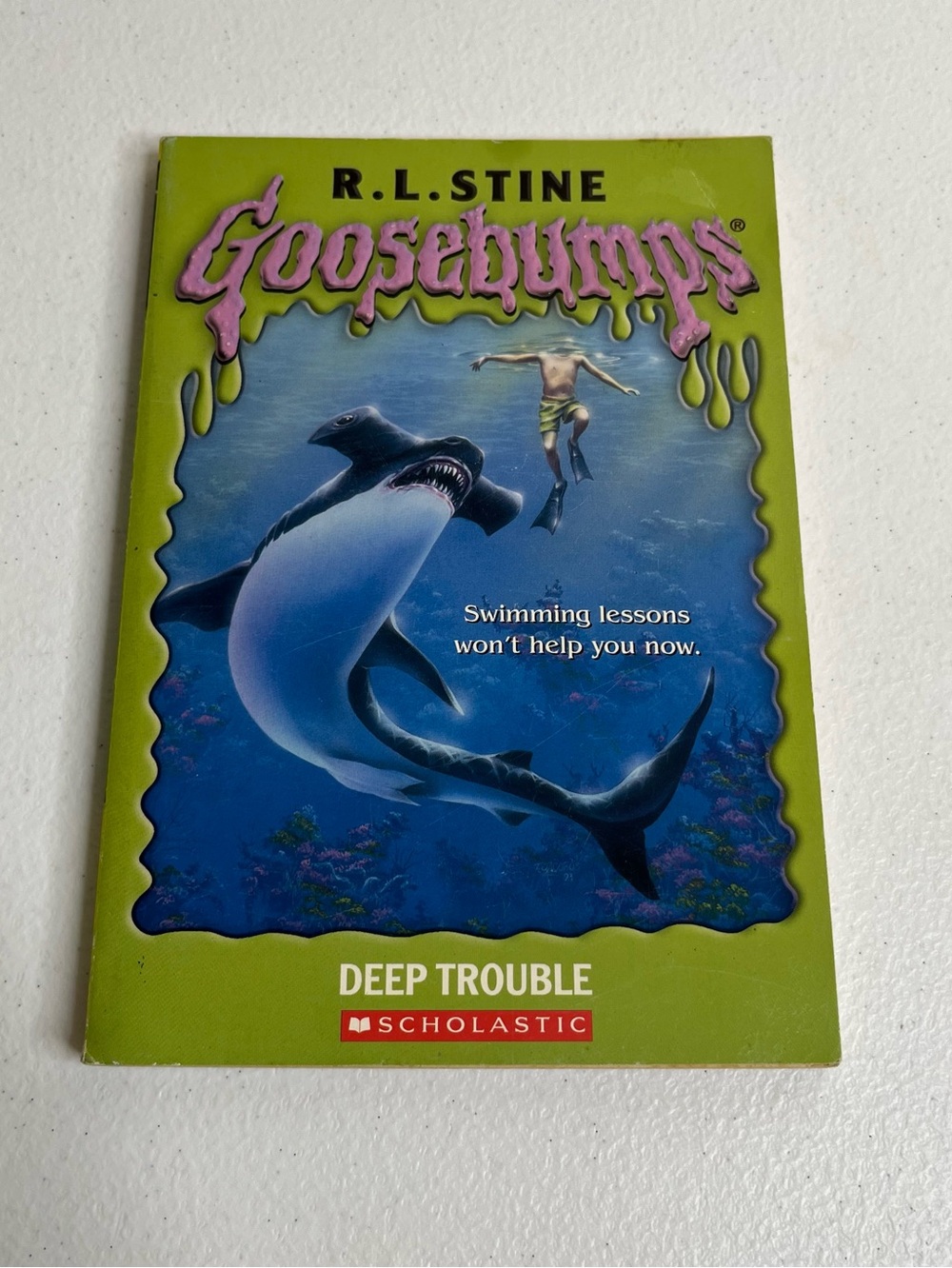 Goosebumps #19 Deep Trouble 1994 Paperback Book Original Series R.L. Stine